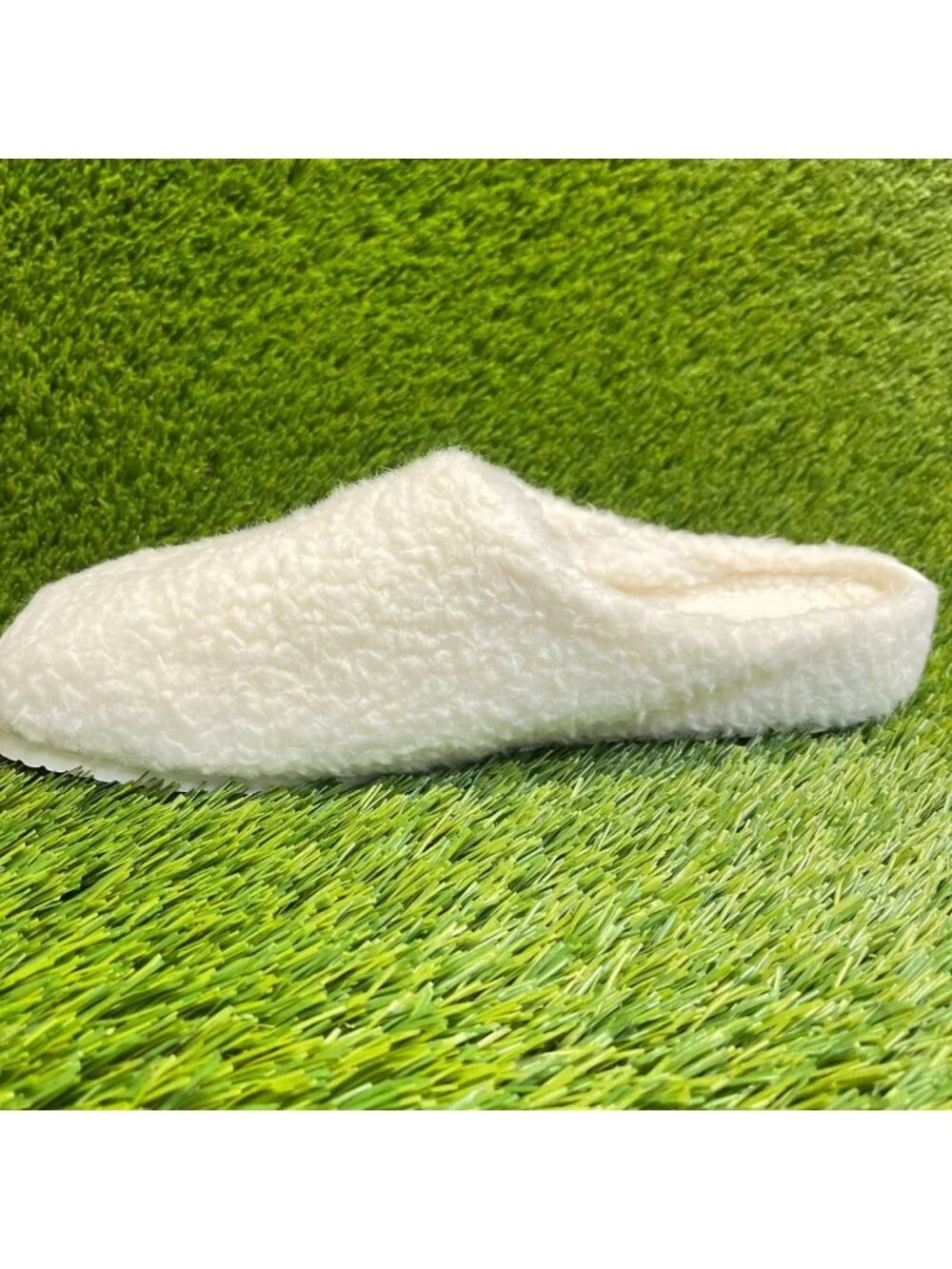 Allbirds Wool Slipper Fluff Mens Size 10 Cream Casual Comfort Slip On Shoes